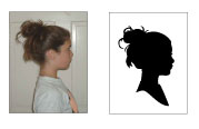 photo and silhouette